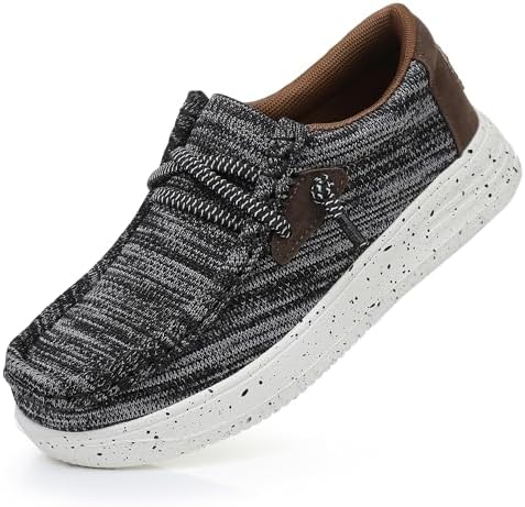 Felabo Boys & Girls Slip-On Loafers – Lightweight Breathable & Comfortable Casual Shoes Easy Wear (Toddler/Little Kid/Big Kid)