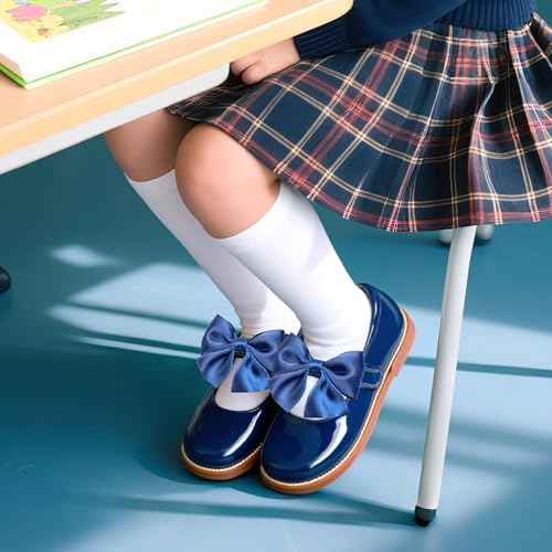 Felix & Flora Toddler Girl Oxford Dress Shoes - Mary Jane Flats For Little Girl Party School Shoes