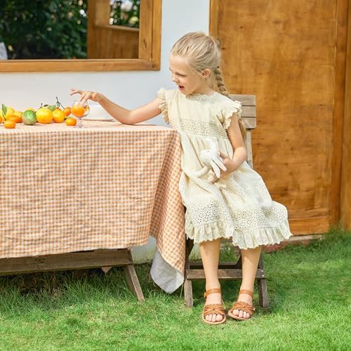 Felix & Flora Toddler Girl Sandals - Little Girl Easter Summer Dress Shoes Lightweight Open Toe Beach Holiday