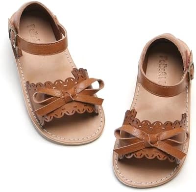 Felix & Flora Toddler Girl Sandals - Little Girl Easter Summer Dress Shoes Lightweight Open Toe Beach Holiday