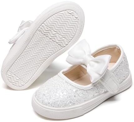 Felix & Flora Toddler/Little Kid Girls Running Shoes Glitter Sneakers Princess Fashion Casual Sports Shoes