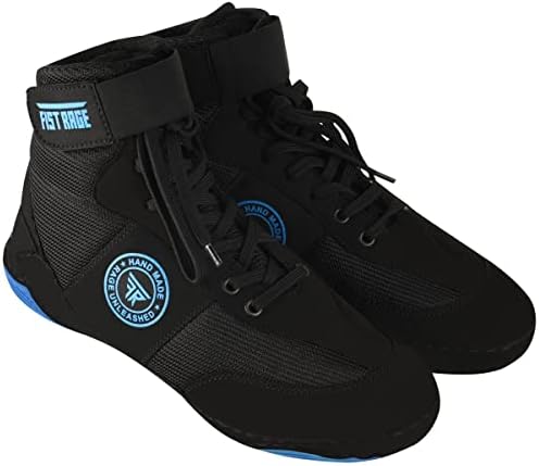 FISTRAGE Wrestling Shoes Fighting Sports Master Training Mesh And Rubber Sole Unisex Pro Men's And Youth Genuine Boot Light Weight Combat Footwear For Adults