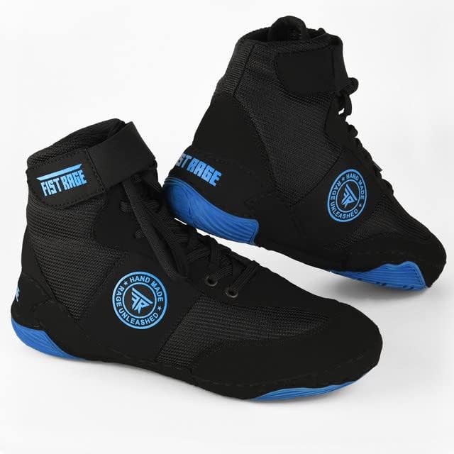 FISTRAGE Wrestling Shoes Fighting Sports Master Training Mesh And Rubber Sole Unisex Pro Men's And Youth Genuine Boot Light Weight Combat Footwear For Adults