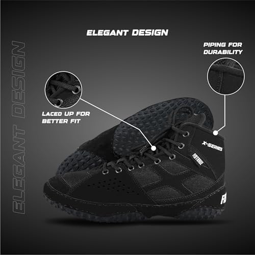 FISTRAGE Wrestling Shoes For Men Women Youth Lightweight Shoes Fighting Wrestling - AmmaraHide Seude With Rubber Sole Sports Master Training Boots Combat Footwear Ventilated Design With Mesh Pro Geniune Handmade Unisex Shoes