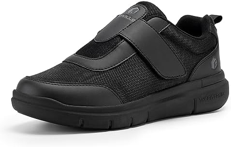 FitVille Diabetic Shoes for Men Extra Wide Width Swollen Feet Shoes for Diabetics Pain Relief