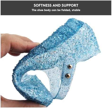 Flats Mary Jane Dance Party Cosplay Shoes Snow Queen Princess Sandals For Little GirlsToddler Birthday Christmas