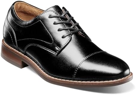 Florsheim Boy's Rucci JR Cap Toe Oxford – Little Kid & Big Kid