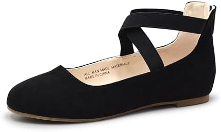 FLYFUPPY Girls Dress Shoes Mary Jane Shoes for Girl Ballet Flats with Ankle Strap