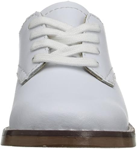 FOOTMATES Willy Lace-Up Leather Oxford Girls And Boys Dress Shoes With Wide Toe Box And Custom-Fit Insoles Non-Marking Outsoles - For Infants Toddlers And Little Kids Ages 0-8