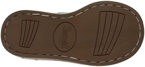 FOOTMATES Willy Lace-Up Leather Oxford Girls And Boys Dress Shoes With Wide Toe Box And Custom-Fit Insoles Non-Marking Outsoles - For Infants Toddlers And Little Kids Ages 0-8