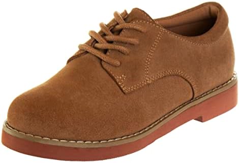 French Toast Kids Oxford Dress Shoes - Lace Up Loafer School Uniform Saddle Shoe for Girls and Boys (Sizes: 11-13 Little Kid / 1-7 Big Kid)