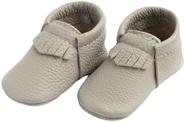 Freshly Picked First Pair City Leather Moccasins - Unisex Baby Shoes Soft Sole Crib Shoes