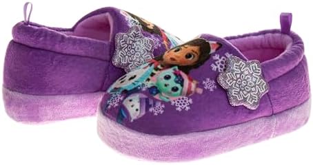 Gabby's Dollhouse Slippers For Kids Girls - Gabbys Indoor Cute House Shoes Lightweight Warm Comfort Plush Fuzzy Kitty Cat Slipper (sizes Toddler/little Kid)