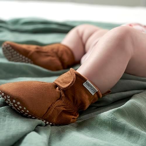 Gerber Baby Fleece Lined Wrap Fasten Non Skid Soft Slipper Booties