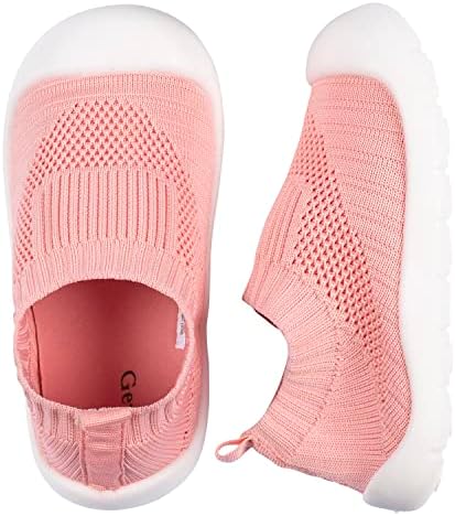 Gerber Kids' Baby Toddler Boy and Girl Stretchy Knit Slip-On Sneaker