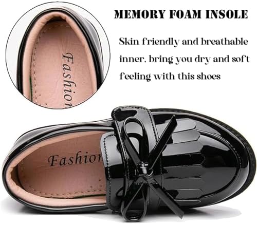 Girl's British Style School Uniform Shoes Princess Performance Oxford Shoes