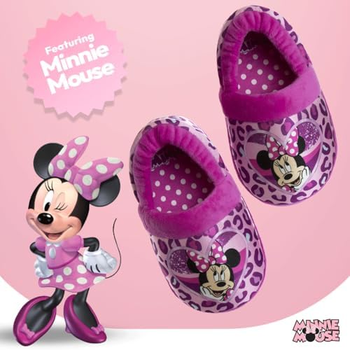 Girl's Slippers Indoor House Shoes Warm Plush Slip Ons (Toddler-Little Kid)
