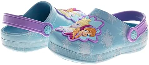 Girls Characters Clog Sandal Waterproof Slip-On Slides For Girls Stitch Frozen Minnie Mouse Sesame Street Closed Toe Clogs Sizes Infant/Toddler/Little Kid