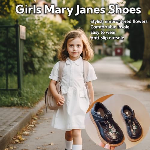 Girls Dress Shoes Toddler Mary Janes Shoes Little Girl School Uniform Oxford Shoes For Girl Flats