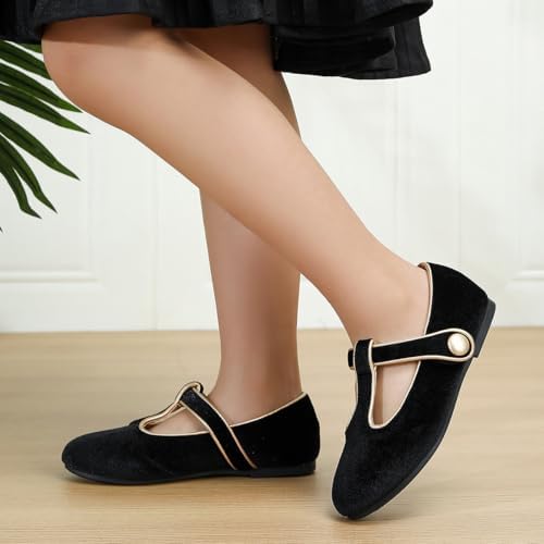 Girls Toddler Dress Shoes Ballet Mary Jane Flats For Baby Little Kids Girl