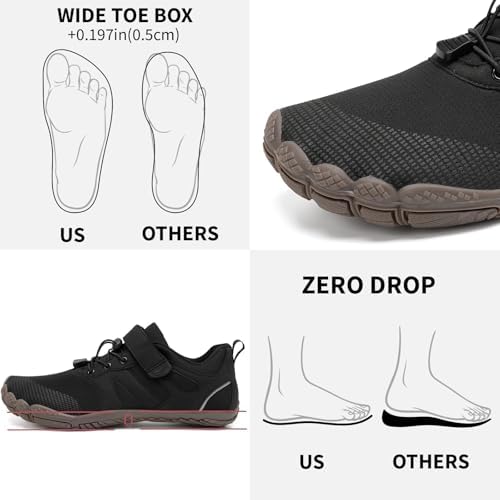 Grand Attack Men's Barefoot ShoesMinimalist Cross-TrainerZero Drop SoleWide Toe Box