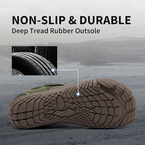 Grand Attack Men's Barefoot ShoesMinimalist Cross-TrainerZero Drop SoleWide Toe Box