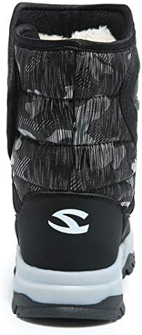 GUBARUN Boys Snow Boots Winter Waterproof Slip Resistant Cold Weather Shoes (Toddler/Little Kid/Big Kid)