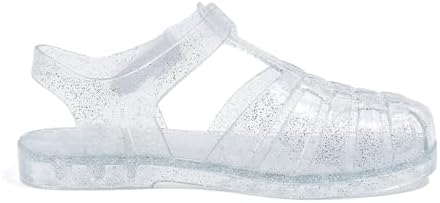 GUGUYeah Jelly Sandals For Girls Closed Toe Princess Costume Summer Dress Shoes Fisherman Gladiator Water Beach Flat Sandals For Toddler/Little Kid/Big Kid