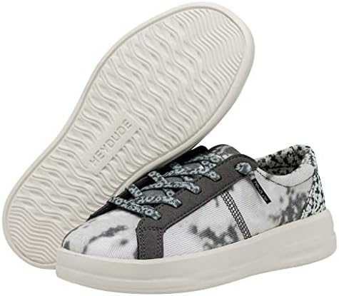 Hey Dude Girl's Karina Youth Girls Shoes Girls Slip On Sneakers Comfortable & Light-Weight