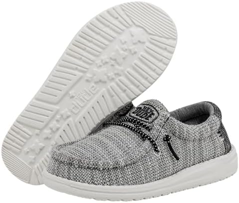 Hey Dude Unisex-Child Kids Wally Youth Stretch