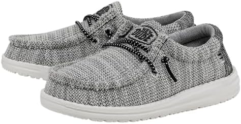 Hey Dude Unisex-Child Kids Wally Youth Stretch