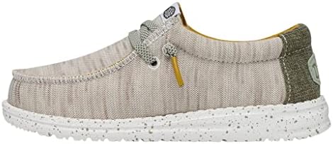 Hey Dude Wally Toddler Jersey Toddler Shoes Toddler Lace Up Loafers Comfortable & Light-Weight