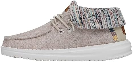 Hey Dude Wendy Fold Youth Girl's Loafers Girl's Slip On Shoes Comfortable & Light Weight