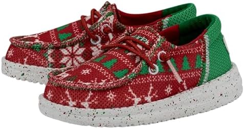Hey Dude Wendy Toddler Jolly Jingle Size C7 Toddler's Shoes Kid's Slip On Loafers Comfortable & Light-Weight