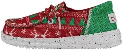 Hey Dude Wendy Toddler Jolly Jingle Size C7 Toddler's Shoes Kid's Slip On Loafers Comfortable & Light-Weight