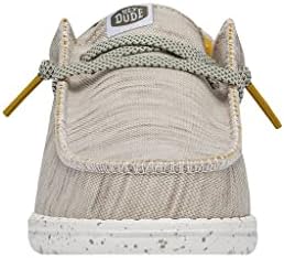 HEYDUDE Wally Kids Jersey Kids Shoes Lace Up Loafers Comfortable & Light-Weight
