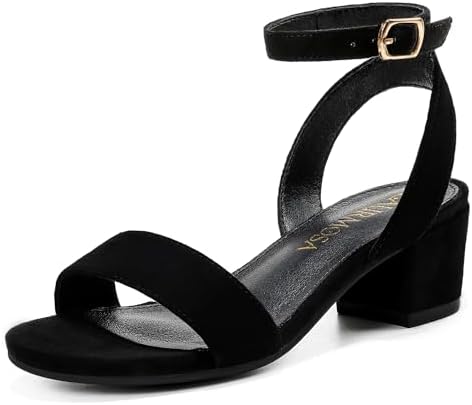High Heels for Kids Open Toe Dress Shoes for Girls Ankle Strap Pump Shoes Flower Girl Sandals Wedding Party for Little Big Kids