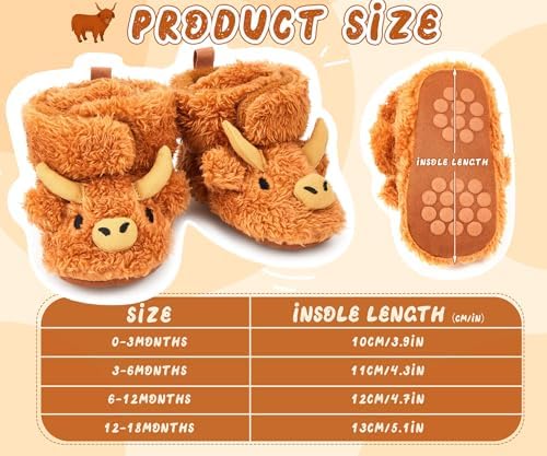 Highland Baby Booties Newborn Baby Shoes Unisex Infant Slippers For Toddler Infant Girl Boy