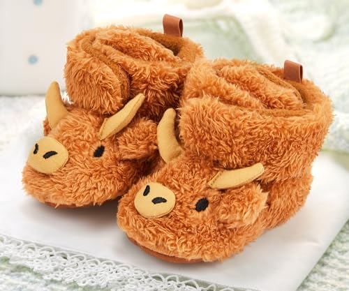 Highland Baby Booties Newborn Baby Shoes Unisex Infant Slippers For Toddler Infant Girl Boy