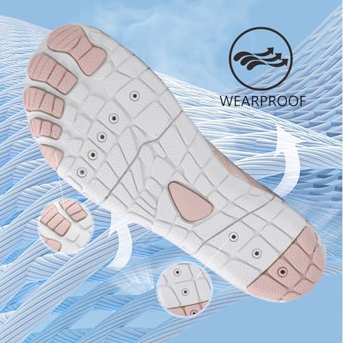 Hike Barefoot Shoes For Women Men Breathable Non-Slip Athletic Footwear Wide Toe Water Shoes For Hiking Non-Slip Neuropathy Shoes For Women Men Grounded Comfort Wear