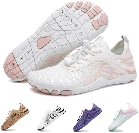 Hike Barefoot Shoes for Women Men Breathable & Non-Slip Athletic Footwear Wide Toe Water Shoes Designed for Walking Running&Swimming