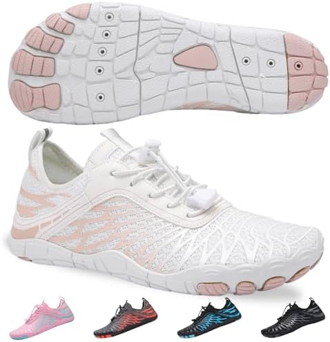 Hike Barefoot Shoes for Women Men Breathable Non-Slip Athletic Footwear Wide Toe Water Shoes for Hiking Non-Slip Neuropathy Shoes for Women Men Grounded Comfort wear