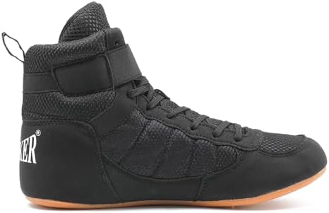 HIKLDK Wrestling Shoes Men Black Boxing Shoe For Men