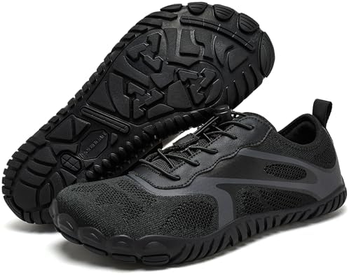 HOBIBEAR Barefoot Shoes for Women Men Wide Toe Box Zero Drop Cross-Training Minimalist Unisex