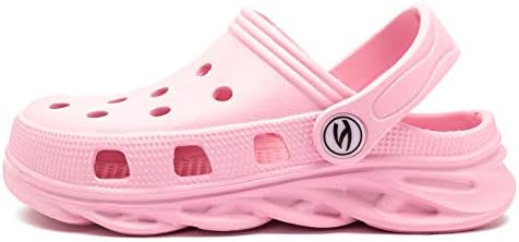 HOBIBEAR Boys And Girls Classic Graphic Garden Clogs Slip On Water Shoes(Toddler/Little Kids/Big Kids)