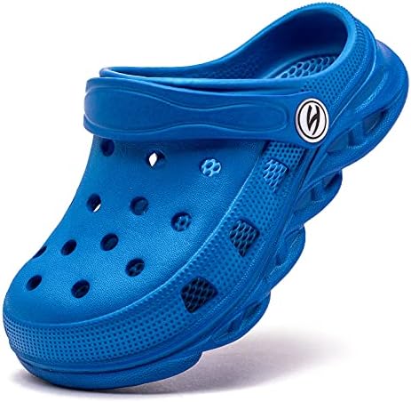 HOBIBEAR Boys and Girls Classic Graphic Garden Clogs Slip on Water Shoes(Toddler/Little Kids/Big Kids)