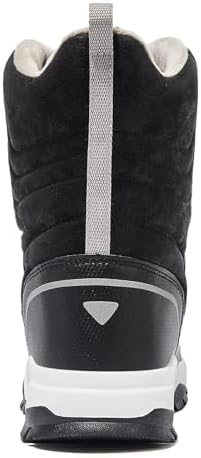 HOBIBEAR Kids Snow Boots Boys Girls Mid Calf Waterproof Warm Faux Fur Lined Insulated Winter Shoes(Toddler/Little Kid/Big Kid)