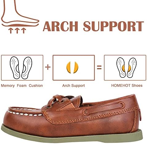 HOMEHOT Boys Dress Shoes Casual School Shoes Slip On Boys Loafers (Toddler/Little Kid/Big Kid)