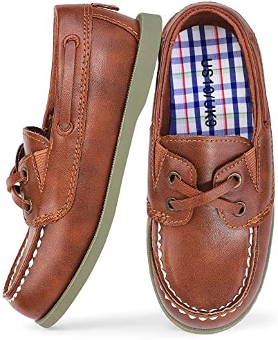 HOMEHOT Boys Dress Shoes Casual School Shoes Slip on Boys Loafers (Toddler/Little Kid/Big Kid)