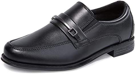 HOMEHOT Boys Dress Shoes Oxford Slip on Loafers(Toddler/littile Kids/Big Kids)